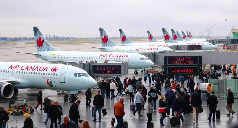 Air Canada Cancels 500 Flights Daily