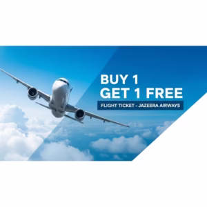 Jazeera Airways Announces Buy 1 Get 1 Free Flight Ticket Deal