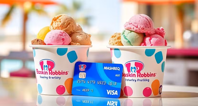Mashreq AED 1 Ice Cream Offer at Baskin Robbins UAE