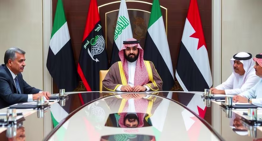 Saudi Foreign Minister Prince Faisal Meets Gulf Counterparts to Address Regional Tensions