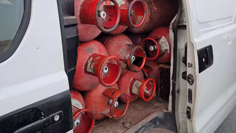 Dubai Police Intercept Hazardous Gas Cylinder Transport