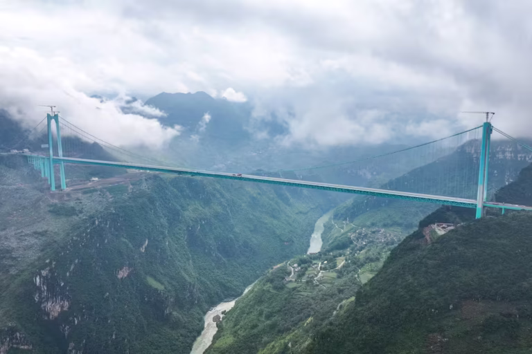 World's Tallest Bridge in China Marks Historic Opening