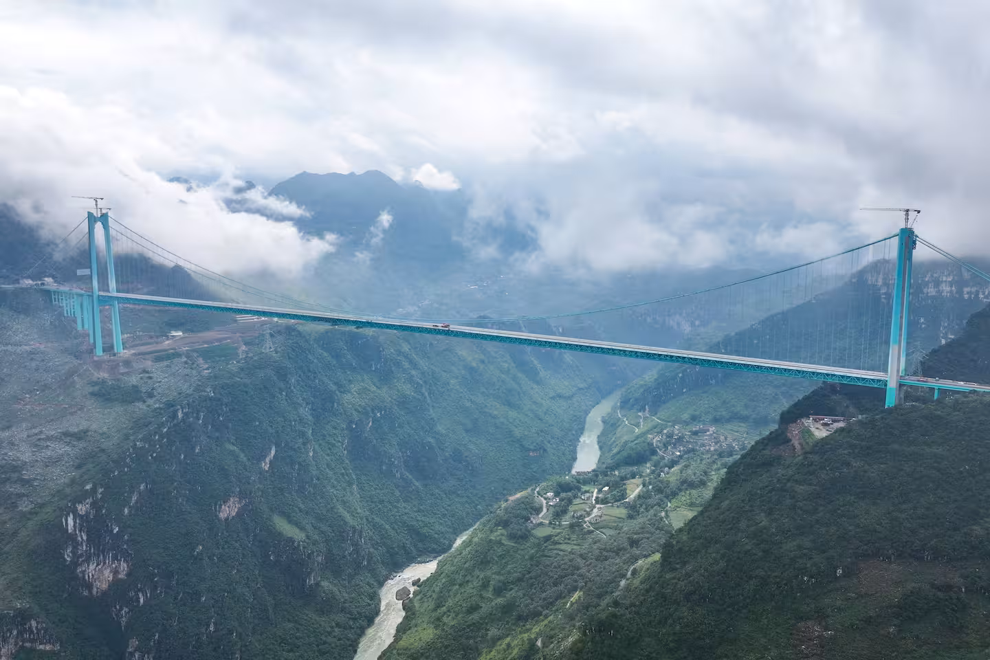 World's Tallest Bridge in China Marks Historic Opening